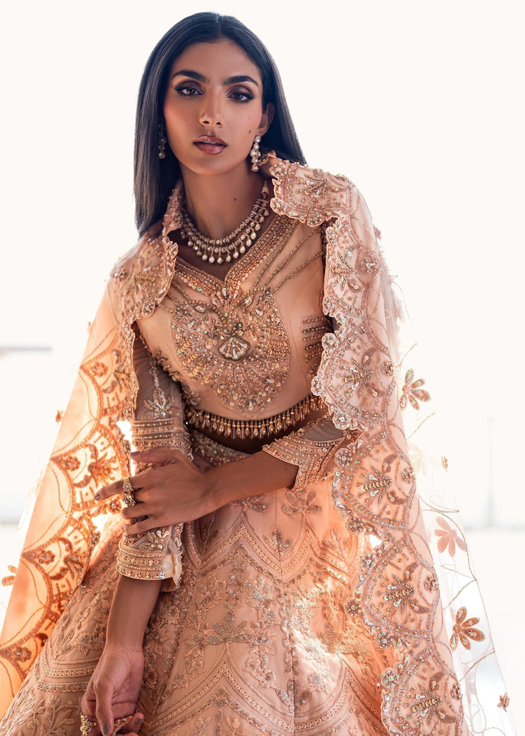 Waqas Shah | Amariage Luxury Formals | Coral Bliss - House Of Anaya