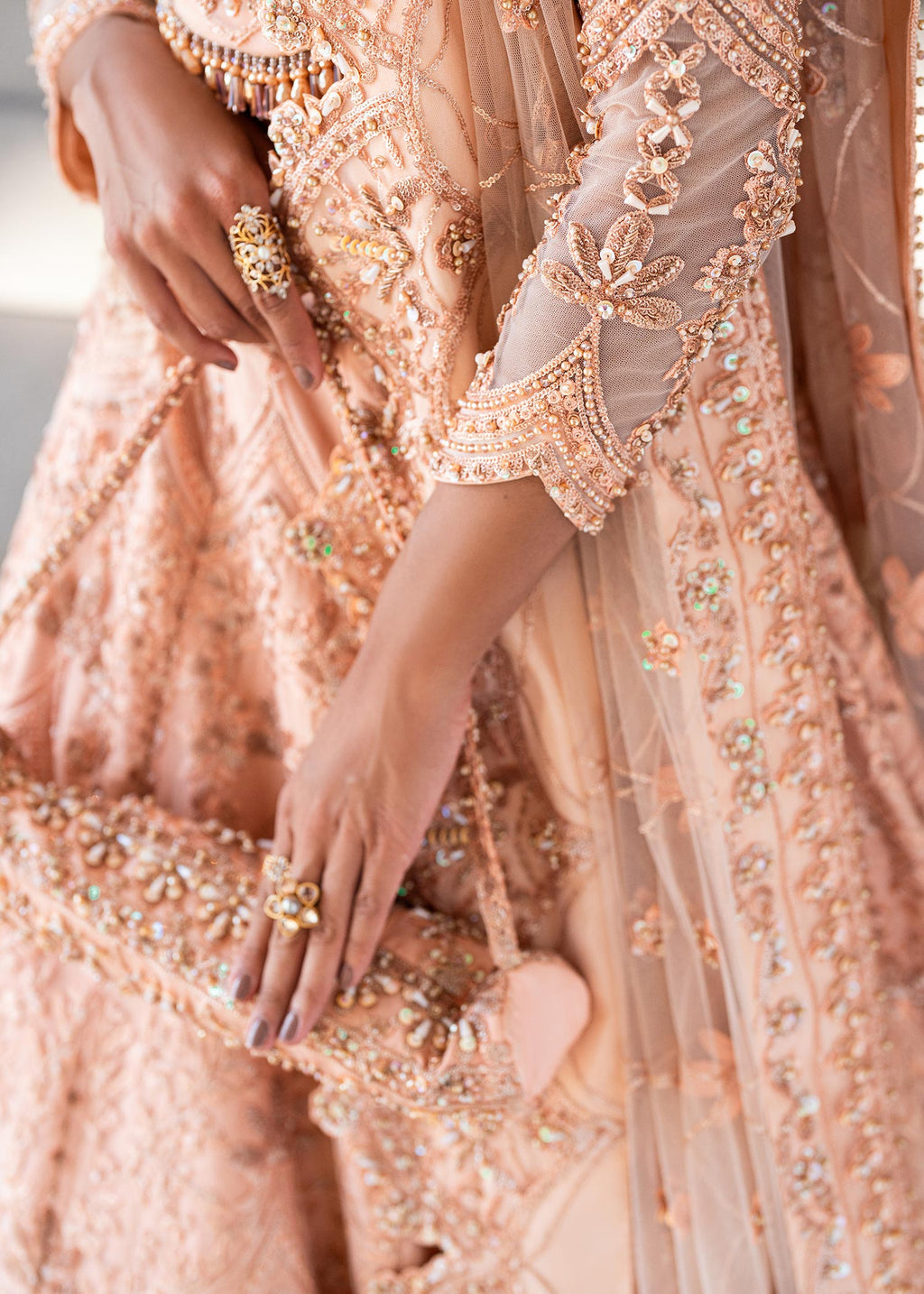 Waqas Shah | Amariage Luxury Formals | Coral Bliss - House Of Anaya
