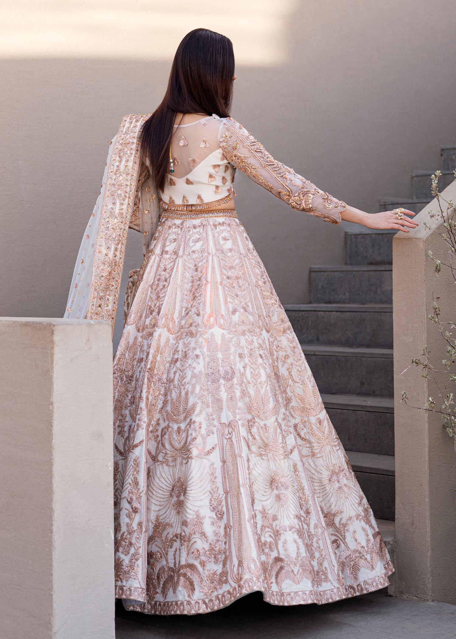 Waqas Shah | Amariage Luxury Formals | Mystic Rose - House Of Anaya
