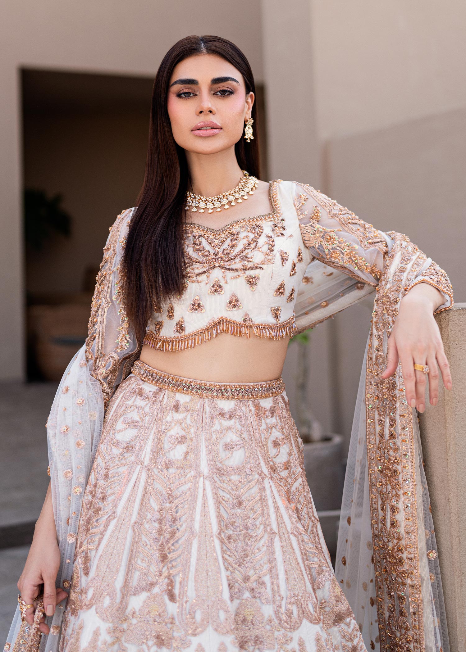 Waqas Shah | Amariage Luxury Formals | Mystic Rose - House Of Anaya