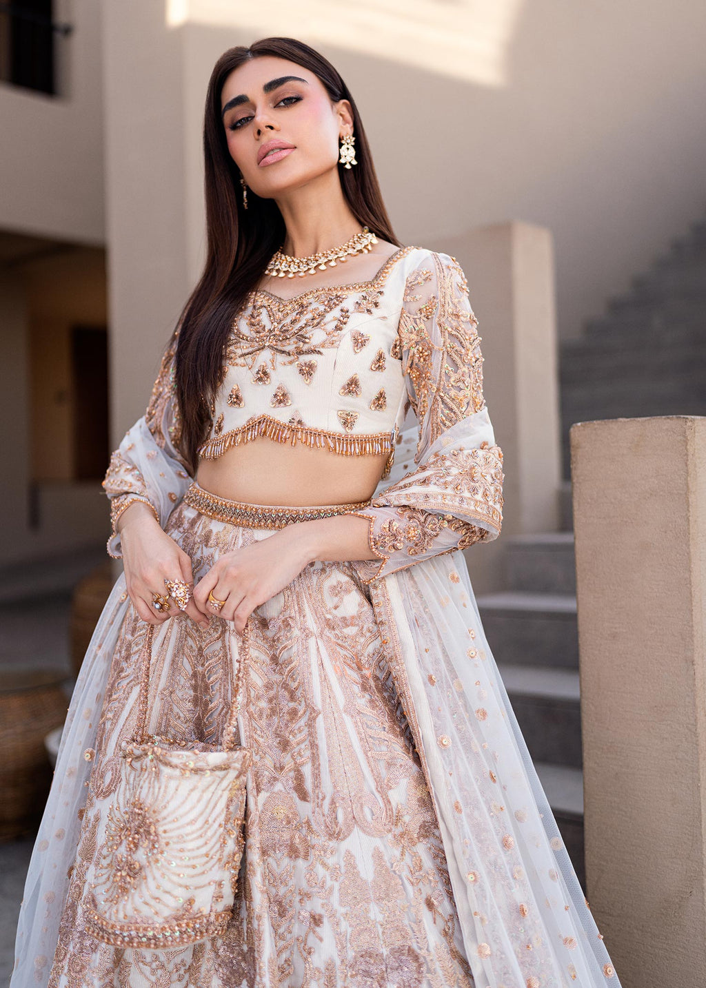 Waqas Shah | Amariage Luxury Formals | Mystic Rose - House Of Anaya