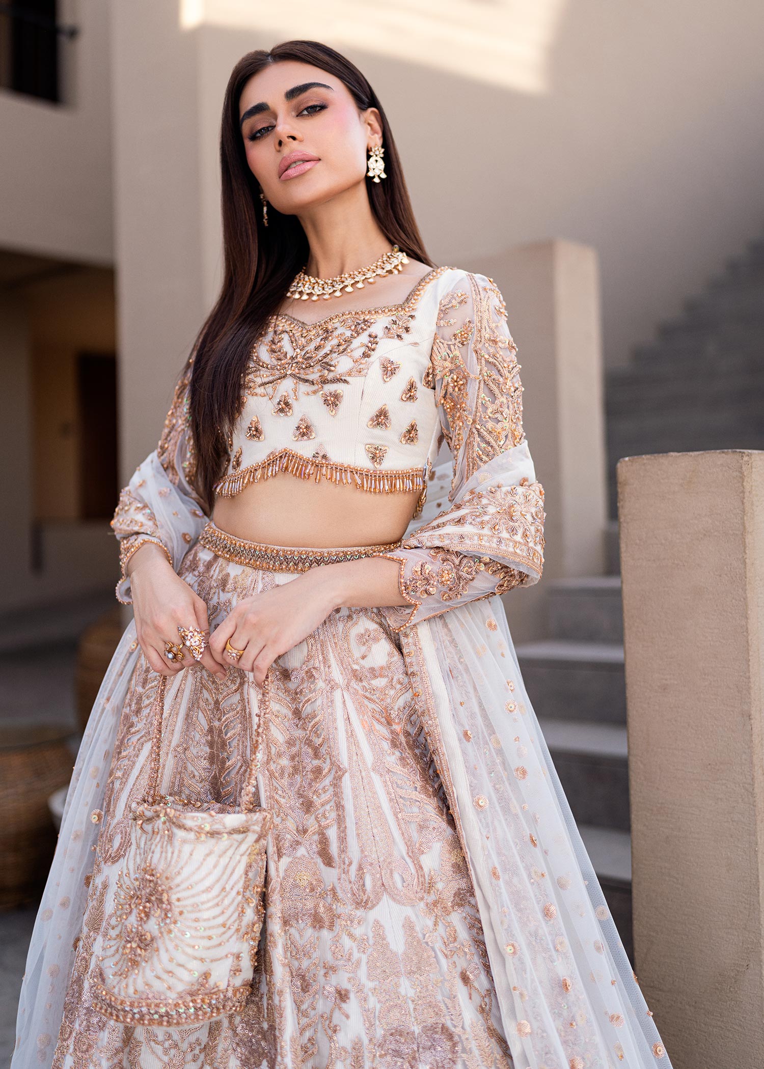 Waqas Shah | Amariage Luxury Formals | Mystic Rose - House Of Anaya