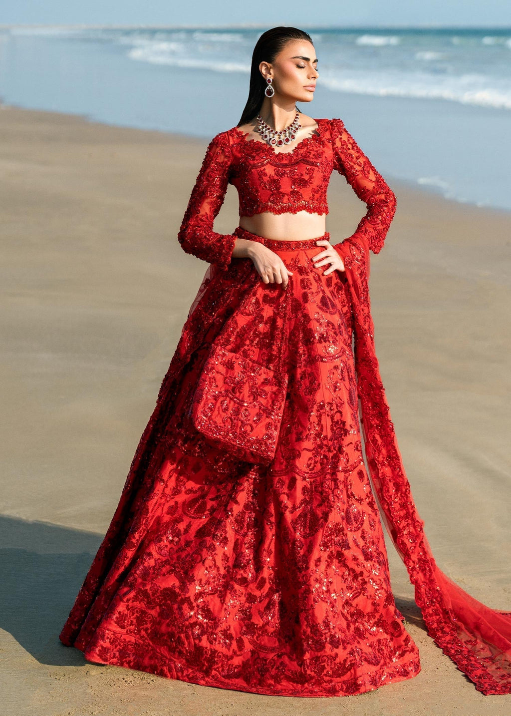 Waqas Shah | Amariage Luxury Formals | Ruby - Riwayat-e-Khas
