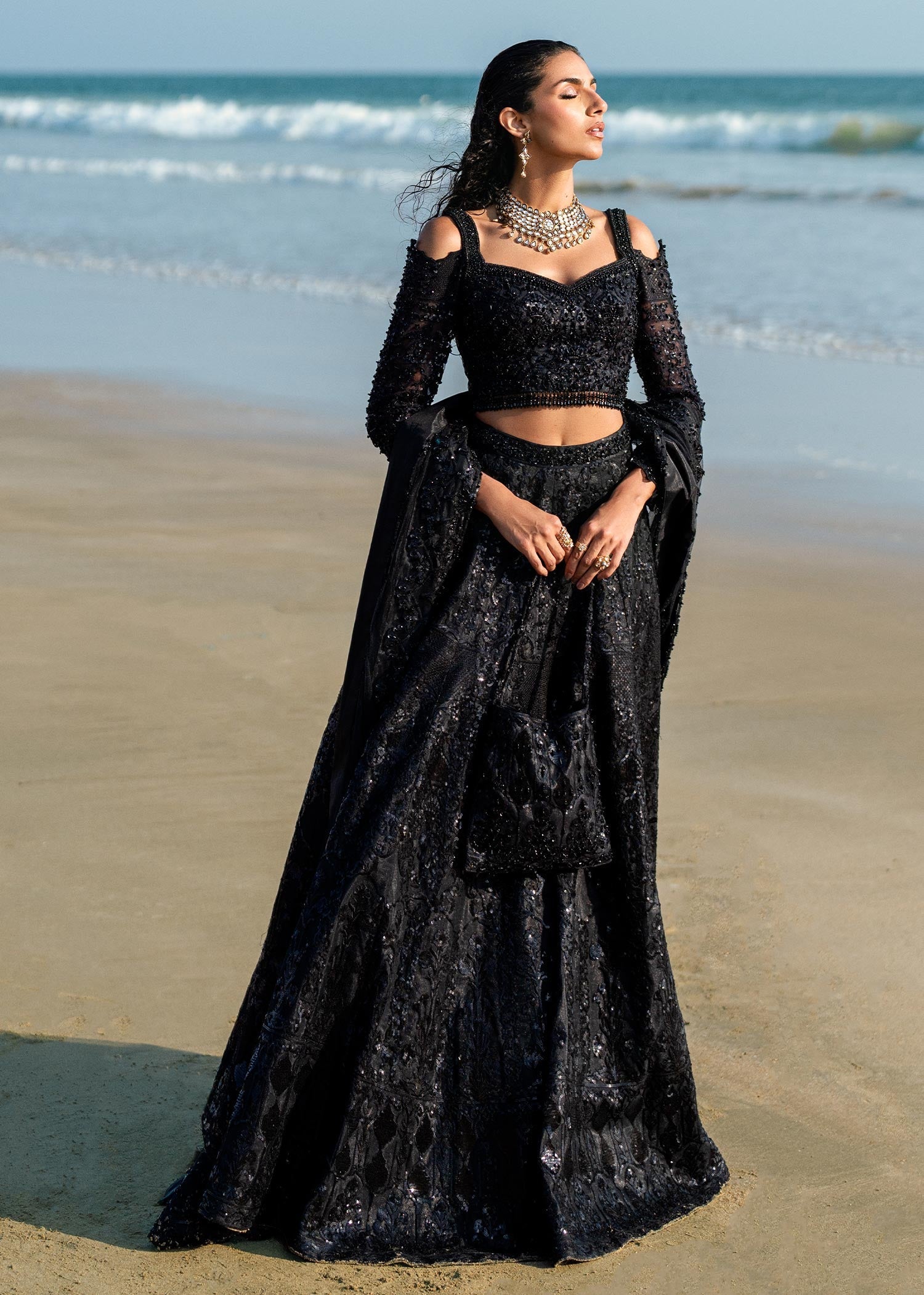 Waqas Shah | Amariage Luxury Formals | Black Musk - Riwayat-e-Khas