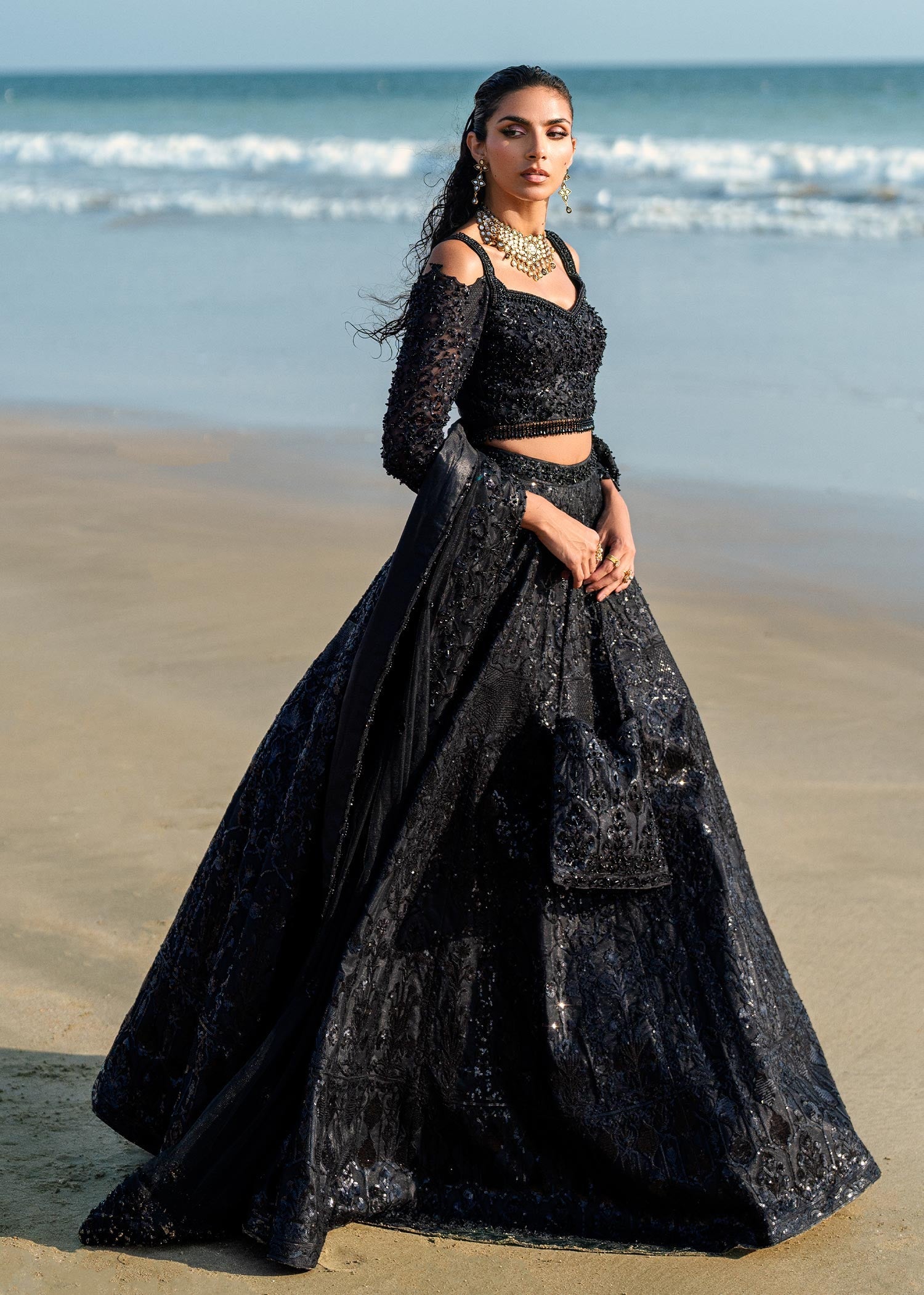 Waqas Shah | Amariage Luxury Formals | Black Musk - Riwayat-e-Khas