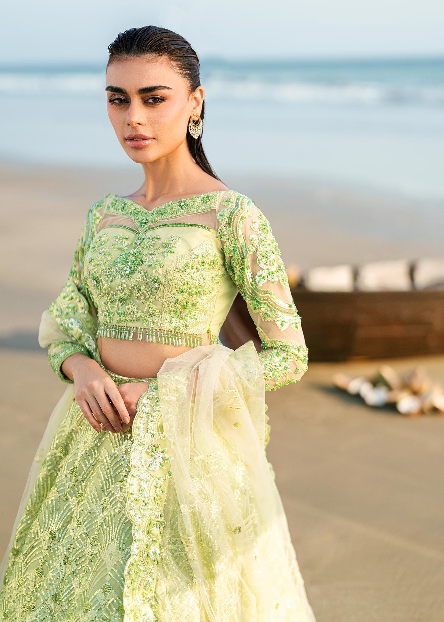 Waqas Shah | Amariage Luxury Formals | Mint Bloom - Riwayat-e-Khas