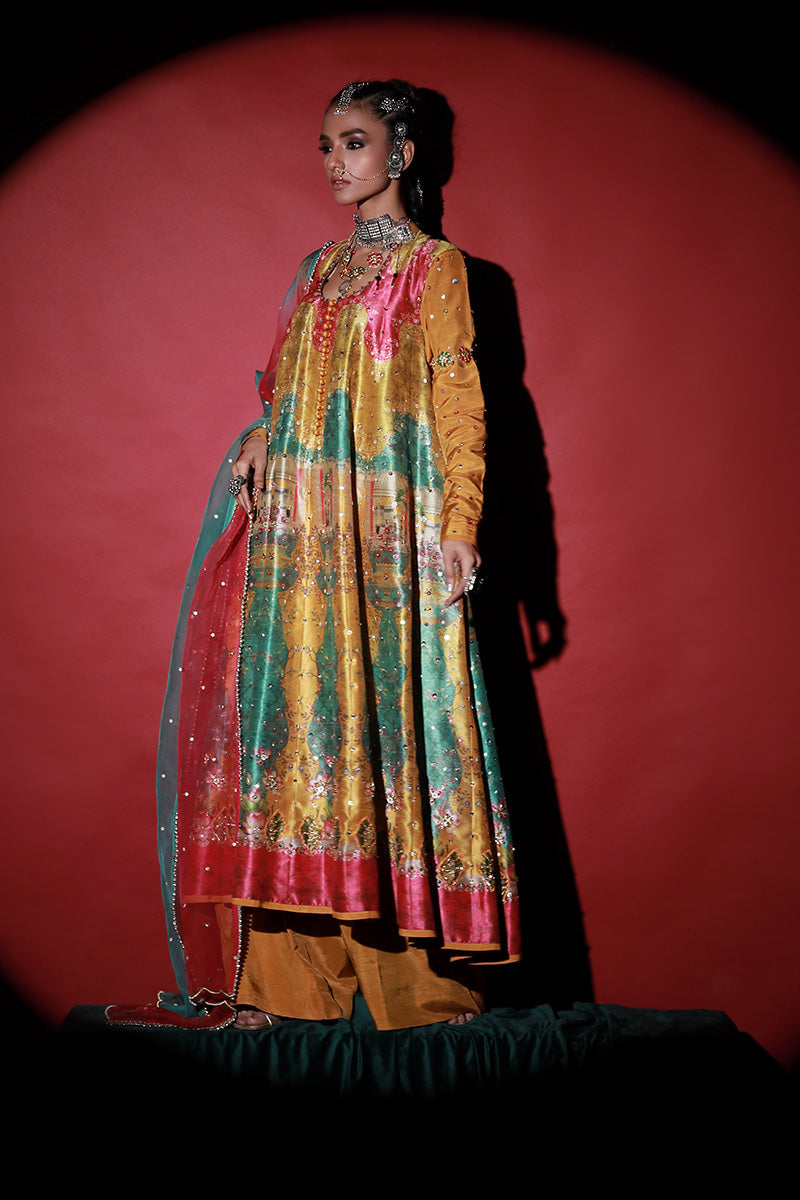 Wardha Saleem | Meeram Festive Formals | Bahaar Rang - Riwayat-e-Khas