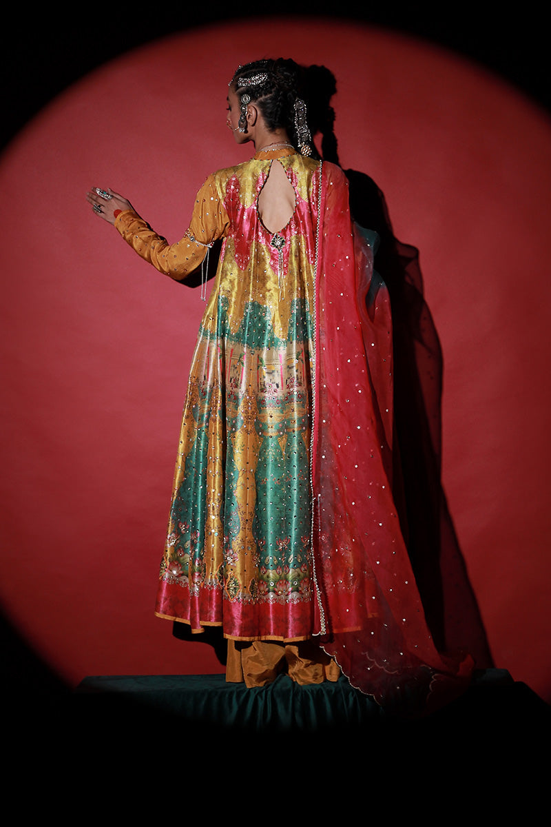 Wardha Saleem | Meeram Festive Formals | Bahaar Rang - Riwayat-e-Khas