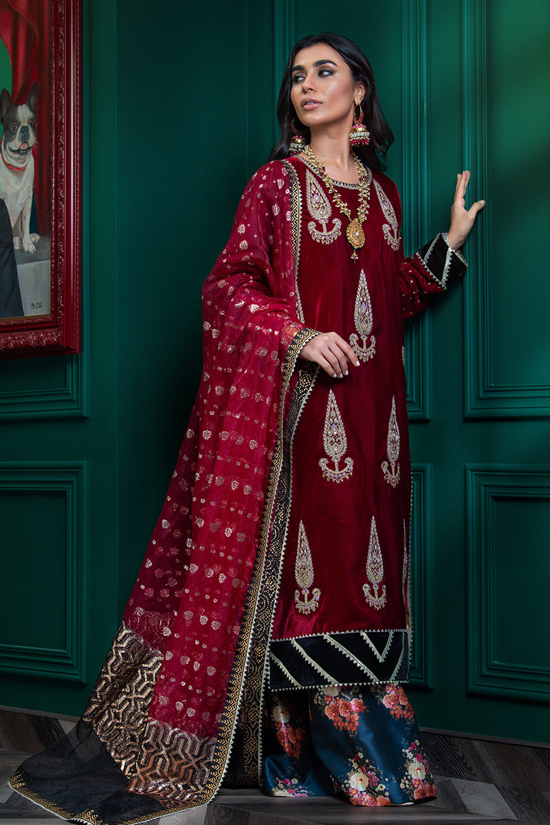 Wardha Saleem | Velvets Winter Fall 24 |  Lal Bagh 2 - Riwayat-e-Khas
