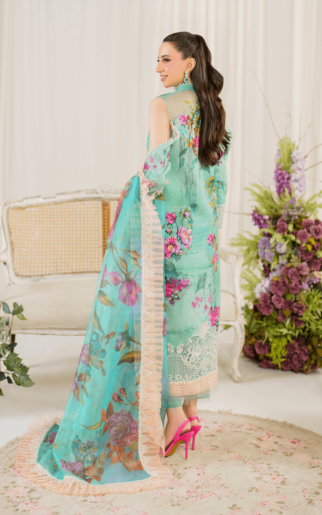 Asifa and Nabeel | Pretty in Pink Limited Edition | Water Lily (PP-3) - House Of Anaya