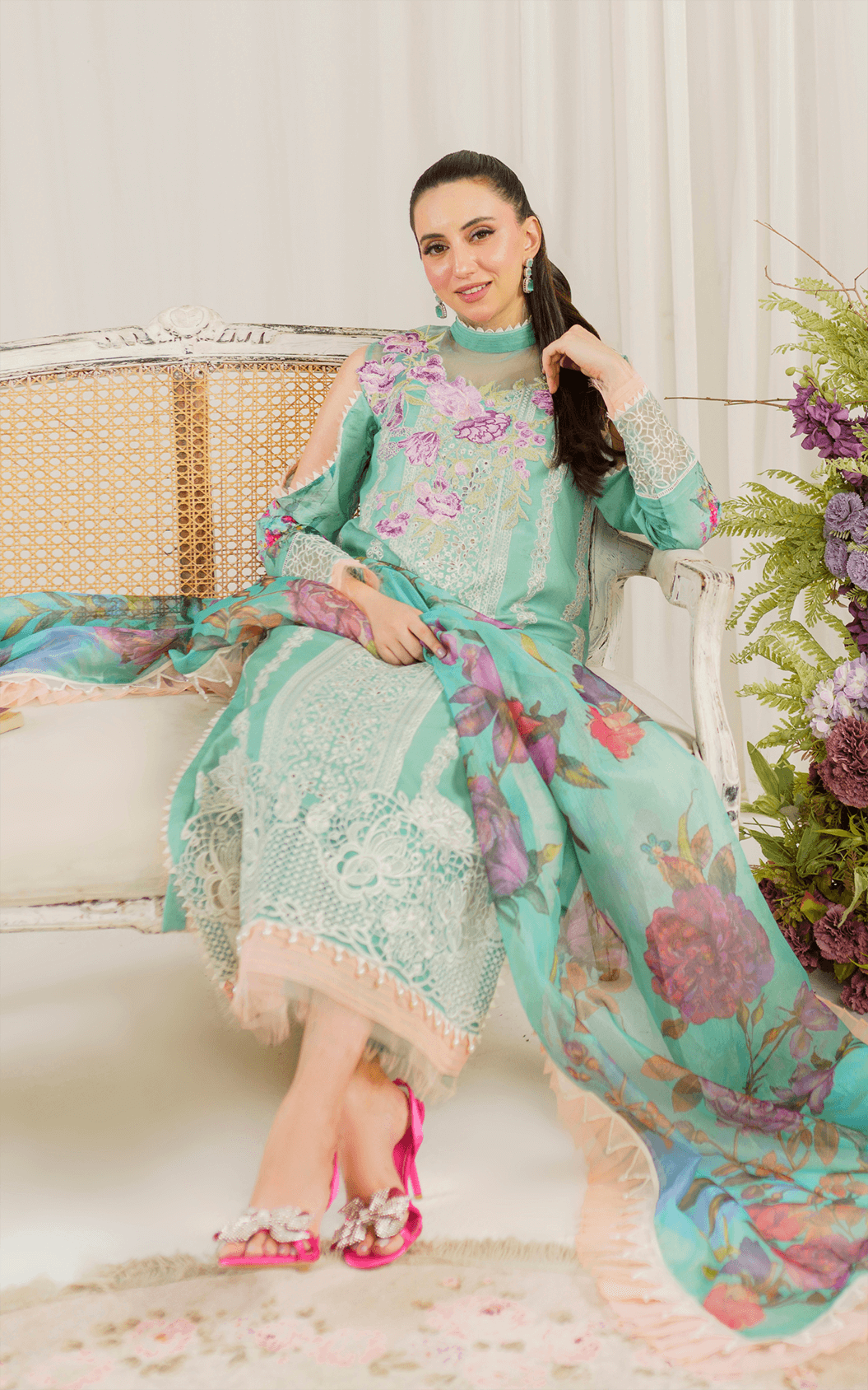 Asifa and Nabeel | Pretty in Pink Limited Edition | Water Lily (PP-3) - House Of Anaya