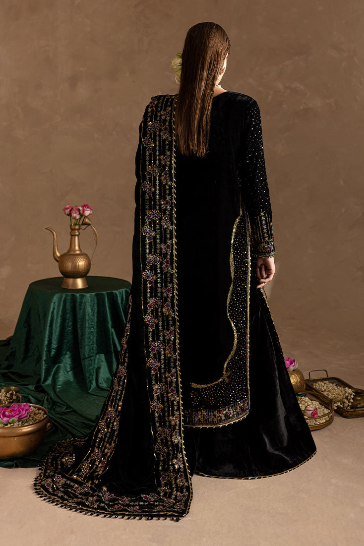 Marjjan | De Rose Velvet | MRV-09 (Black) - House Of Anaya