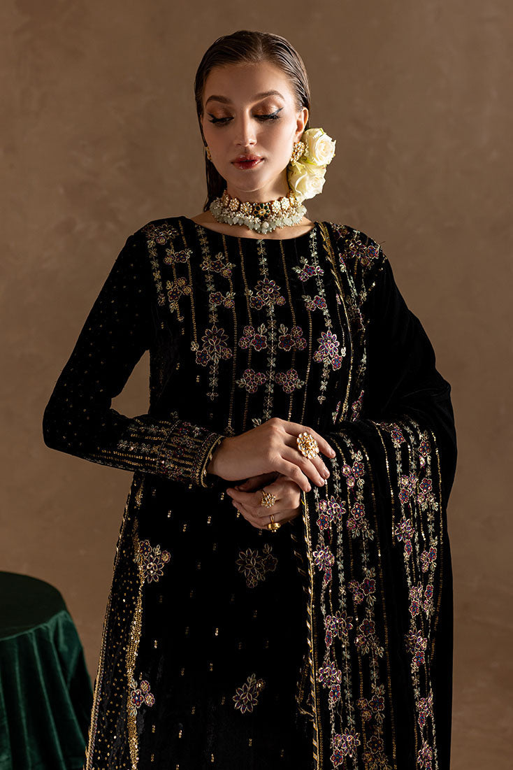 Marjjan | De Rose Velvet | MRV-09 (Black) - House Of Anaya