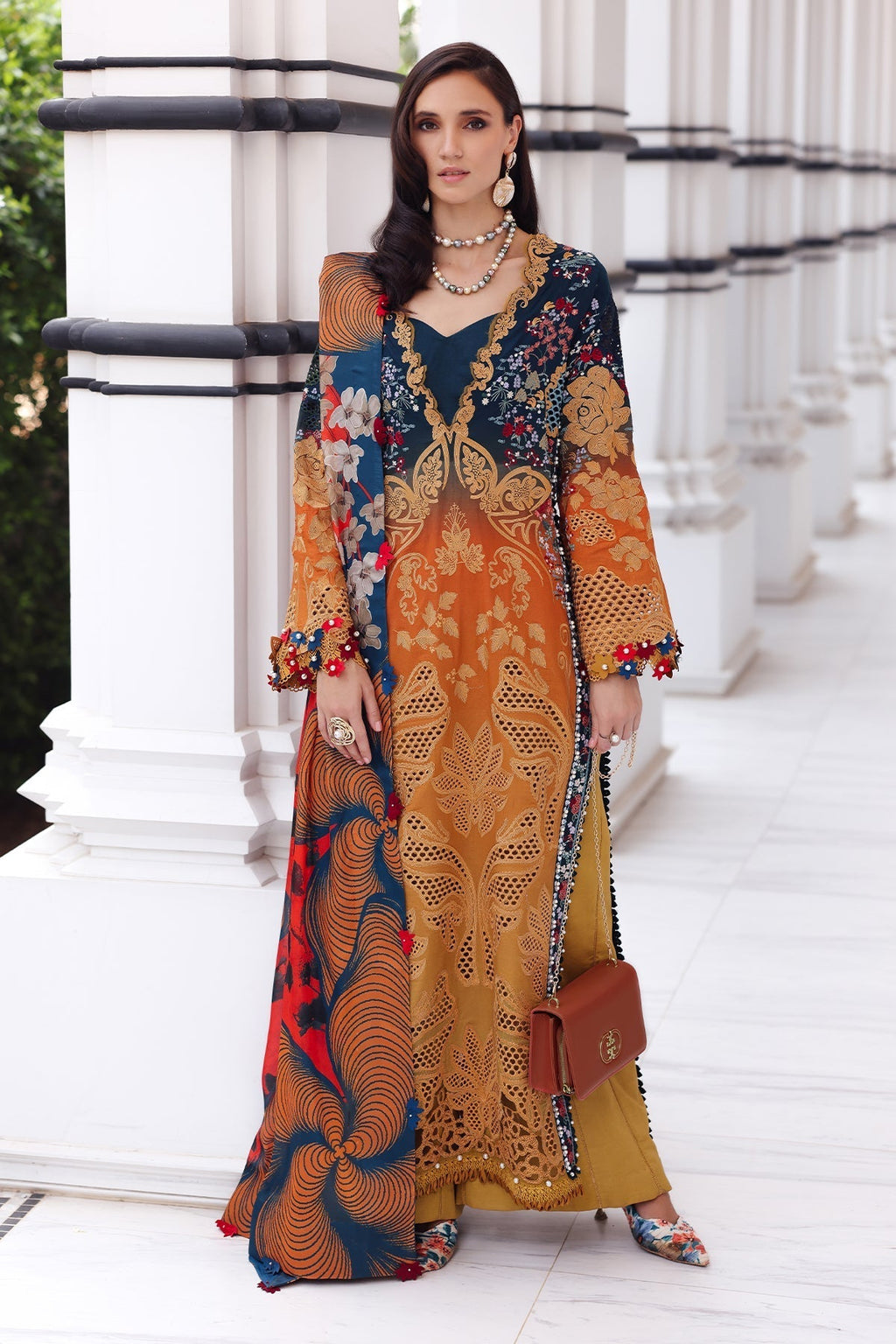 Afrozeh | Lawn 25 | Halcy