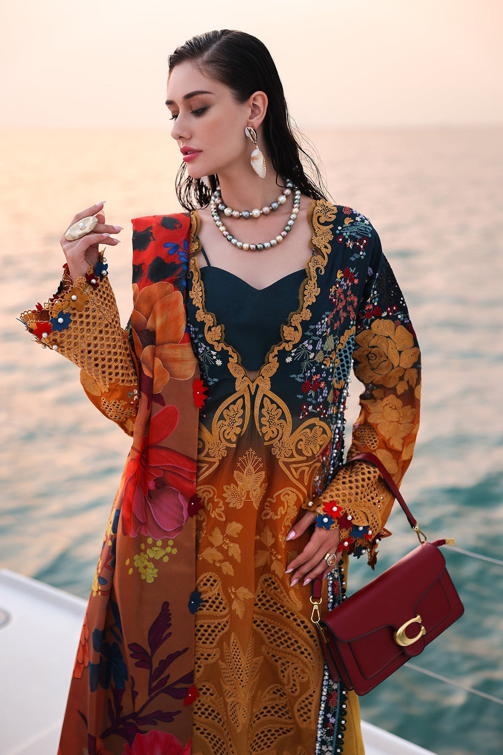 Afrozeh | Lawn 25 | Halcy