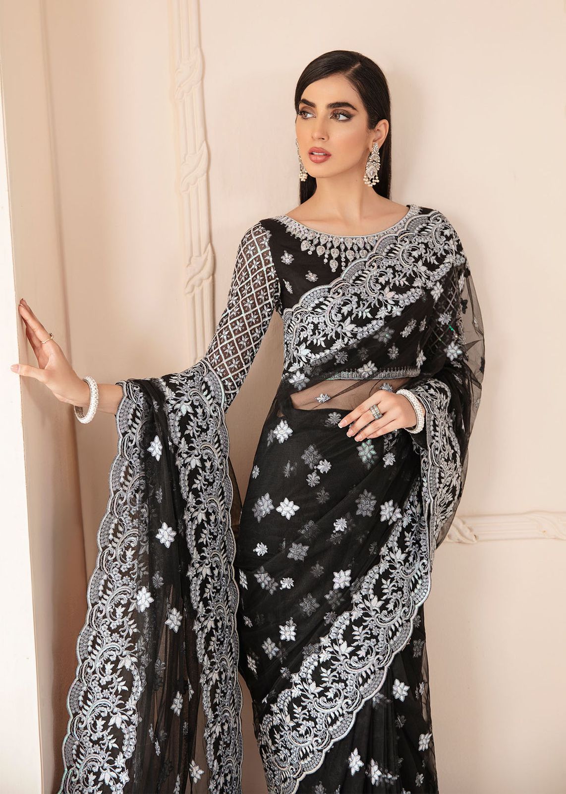 AKBAR ASLAM SILENE U-1441 FORMAL COLLECTION STITCHED - Riwayat-e-khas