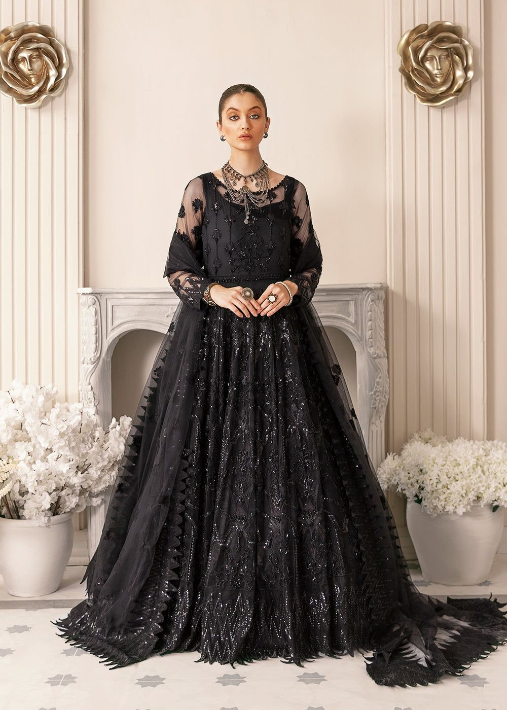 AKBAR ASLAM VRITRA U-1372 FORMAL COLLECTION STITCHED - Riwayat-e-khas