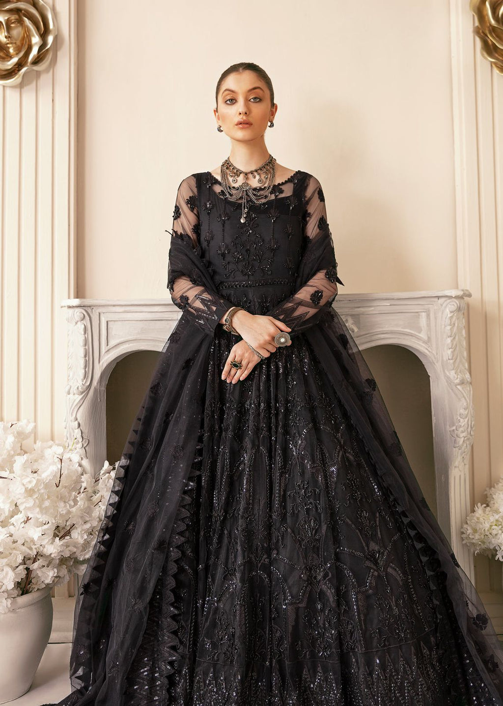 AKBAR ASLAM VRITRA U-1372 FORMAL COLLECTION STITCHED - Riwayat-e-khas
