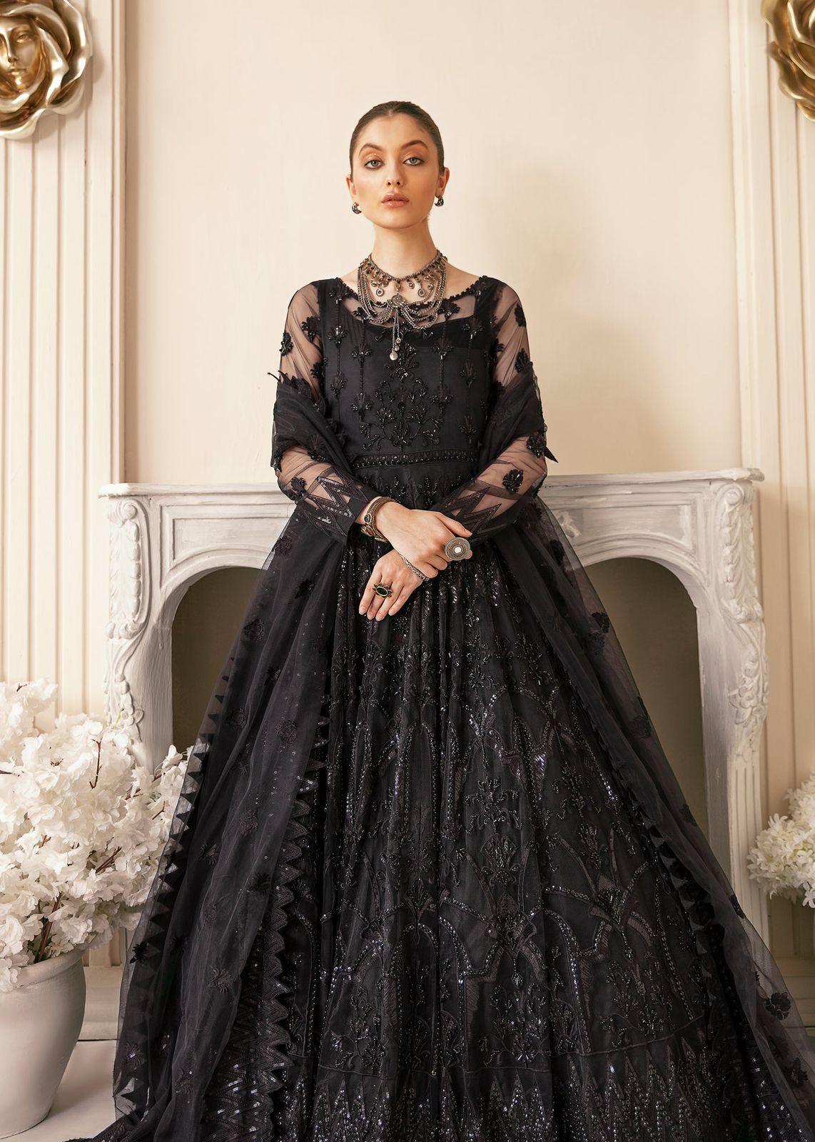 AKBAR ASLAM VRITRA U-1372 FORMAL COLLECTION STITCHED - Riwayat-e-khas