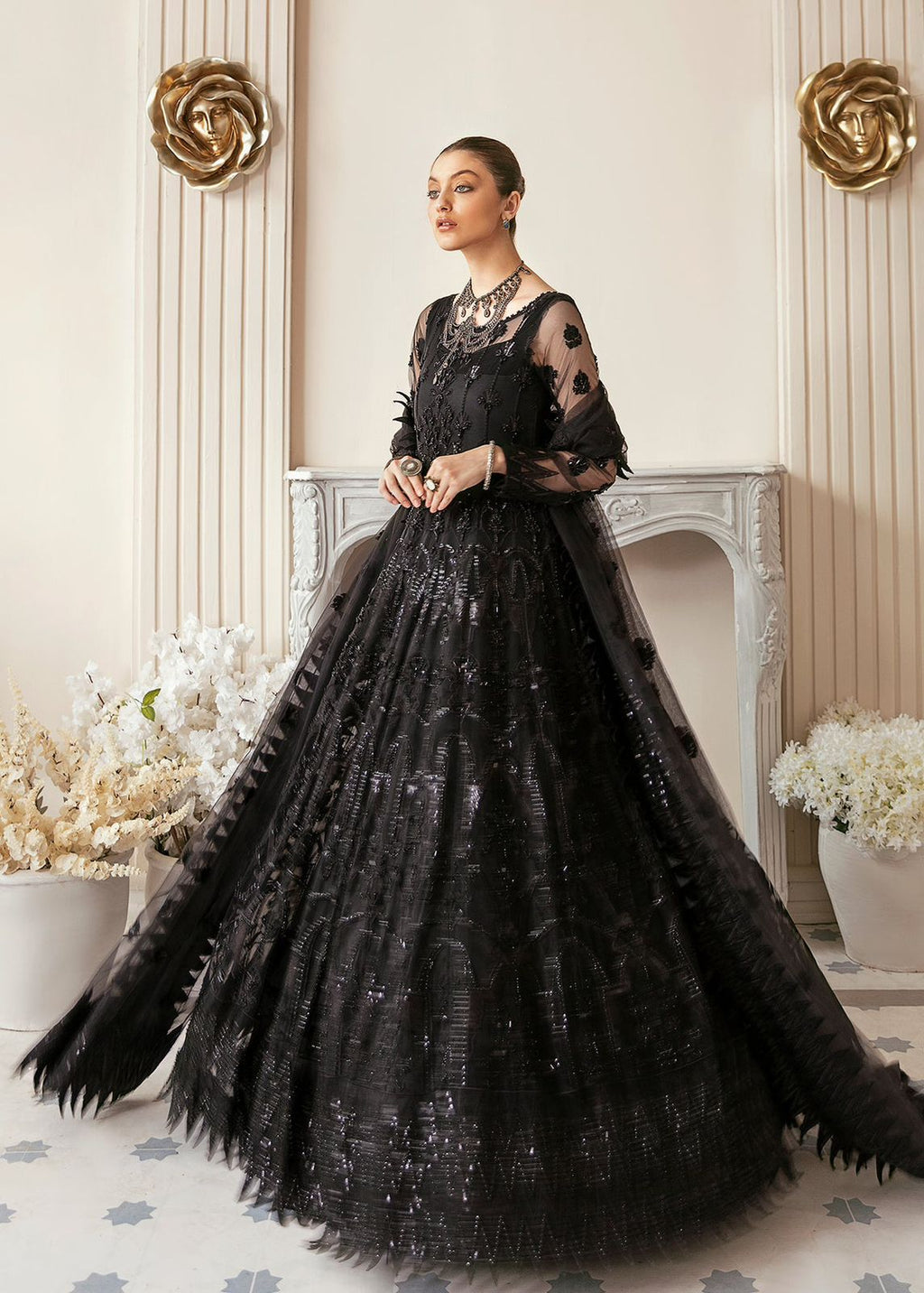 AKBAR ASLAM VRITRA U-1372 FORMAL COLLECTION STITCHED - Riwayat-e-khas