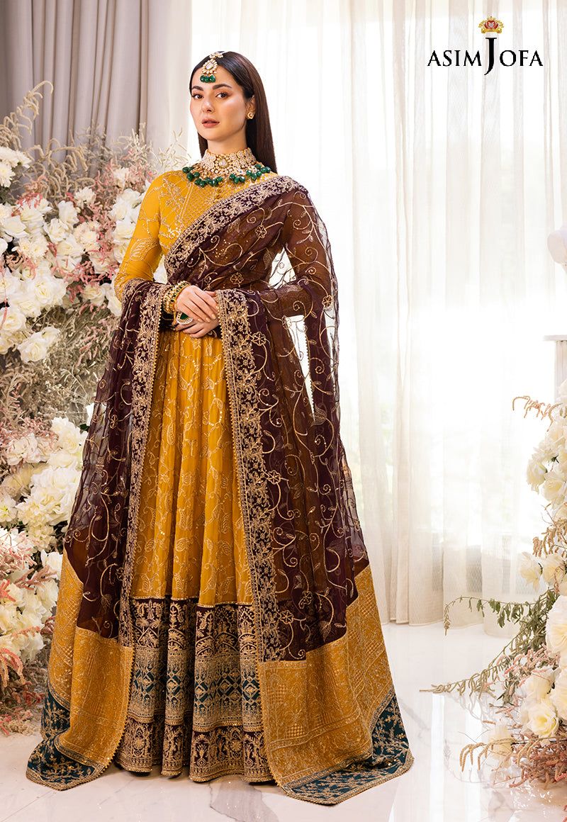 ASIM JOFA LUXUR PRET AJHJ-18 STITCHED - Riwayat-e-khas