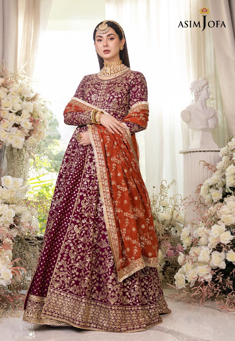 ASIM JOFA LUXUR PRET AJHJ-17 STITCHED - Riwayat-e-khas
