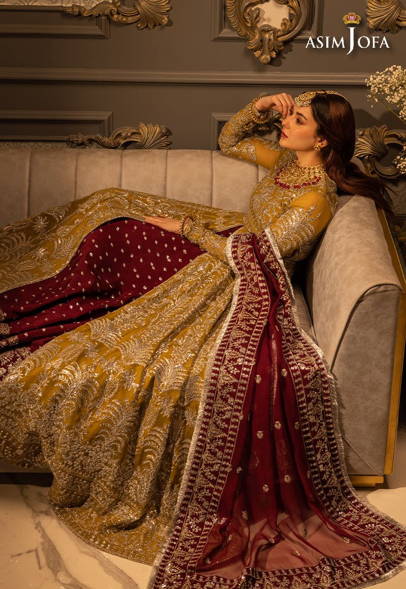 ASIM JOFA LUXUR PRET AJHJ-22 STITCHED - Riwayat-e-khas