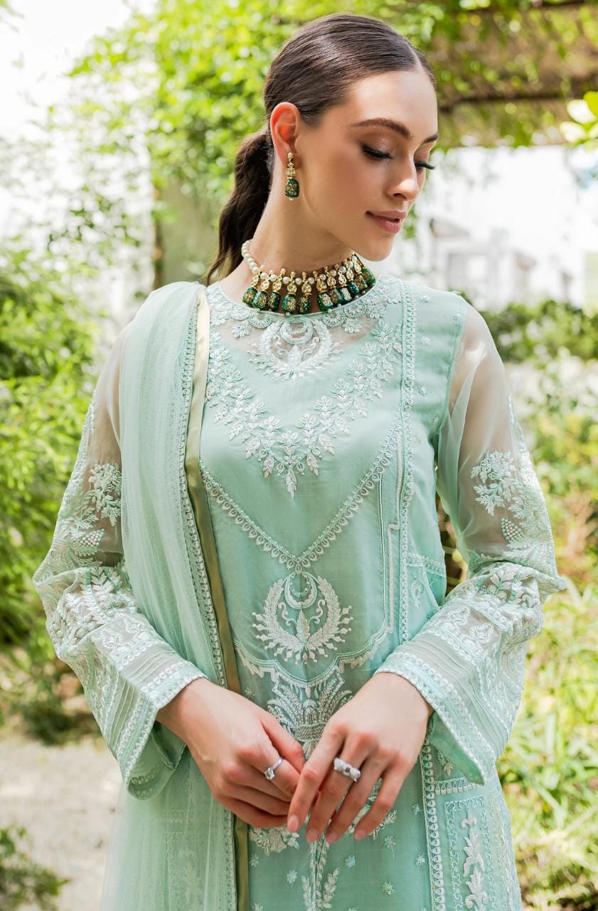 Maryum N Maria | Sorina Luxury Chiffon 23 | Beach Glass (MW23-504) - House Of Anaya