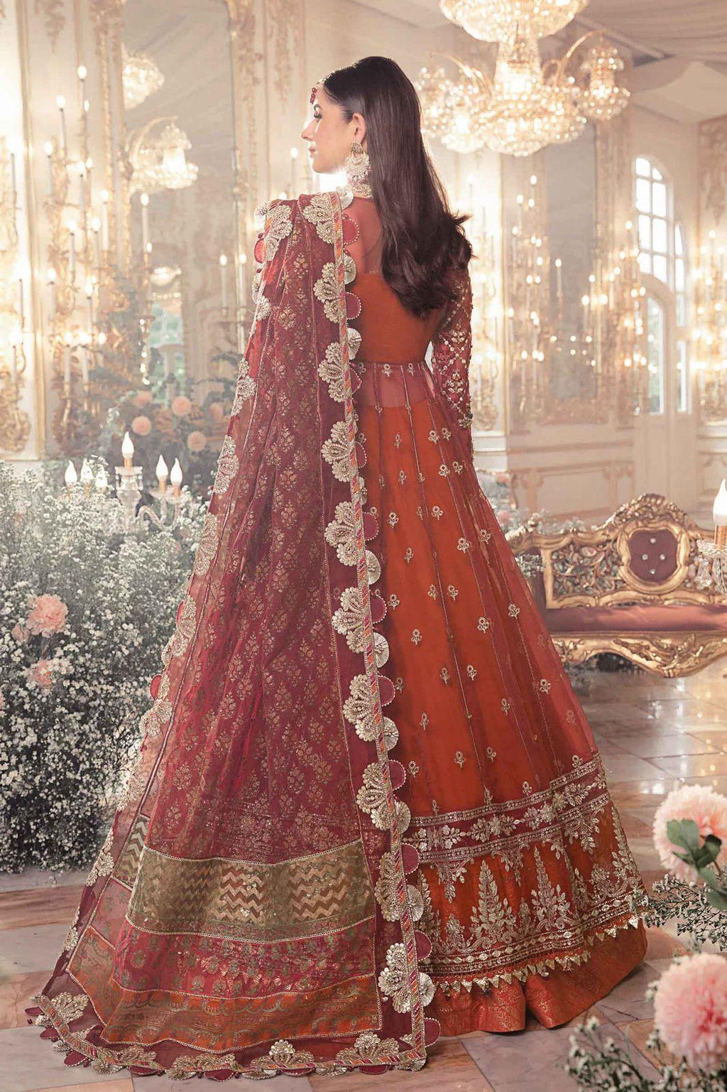 Maria B - Maroon BD-2705 - House Of Anaya