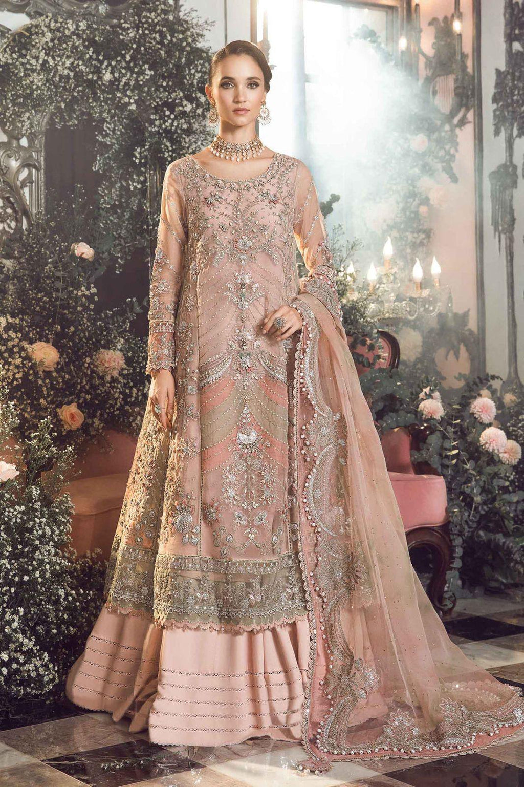 Maria B - Pastel Pink BD-2706 - House Of Anaya