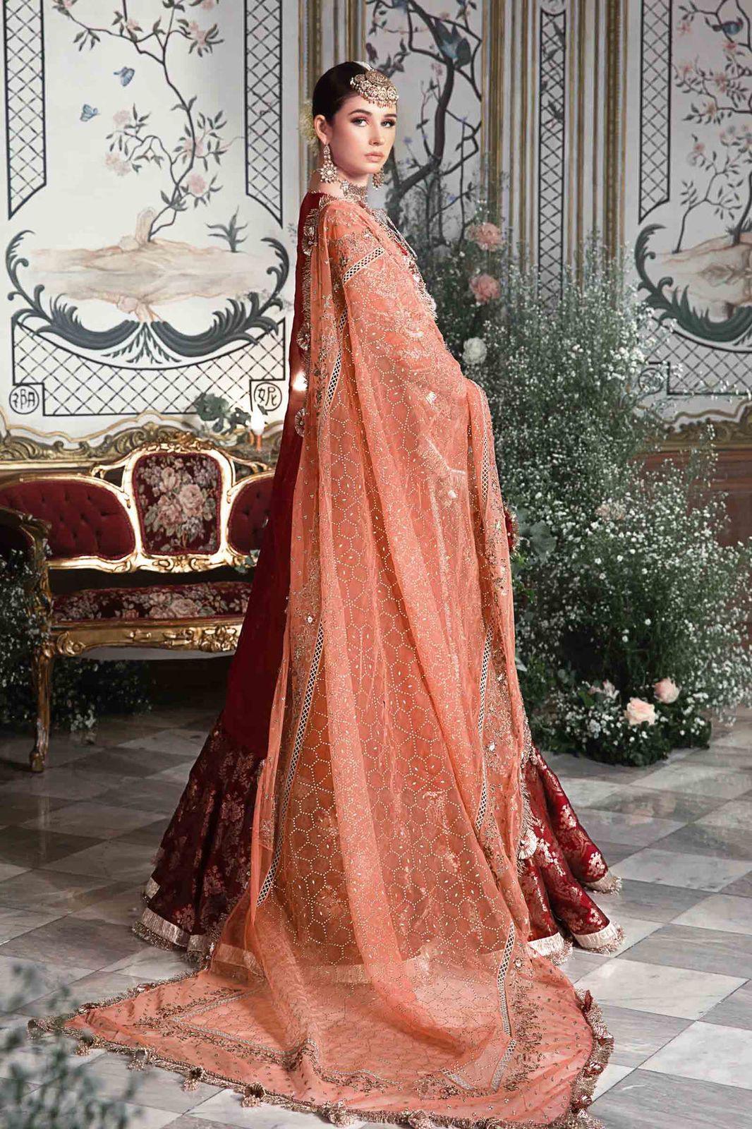 Maria B - Maroon BD-2708 - House Of Anaya