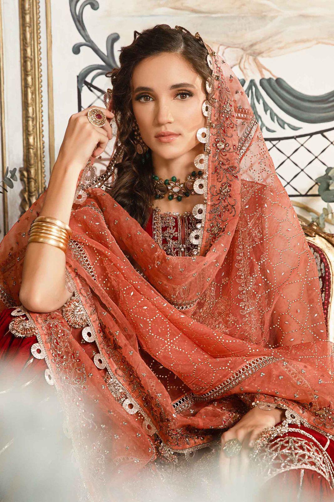 Maria B - Maroon BD-2708 - House Of Anaya