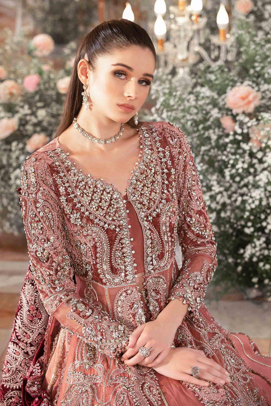Maria B - Salmon Pink BD-2701 - House Of Anaya