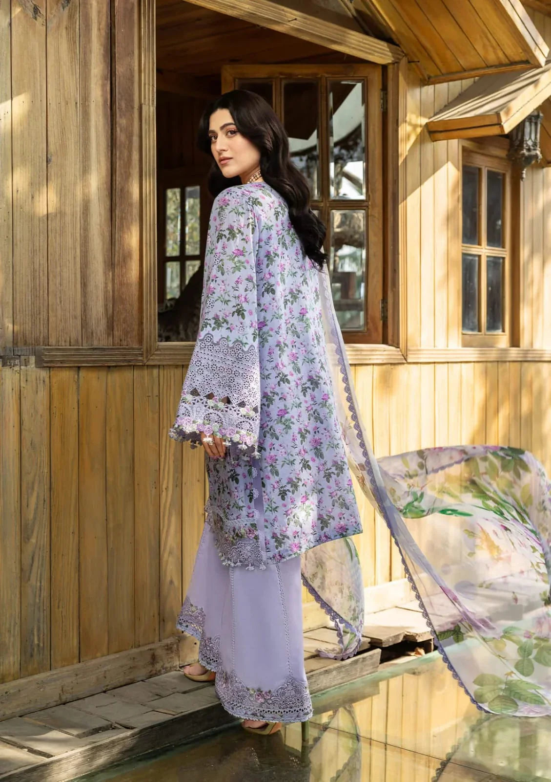 Elaf Premium | CHIKANKARI PRINTS 26 | ERC-6B IRIS