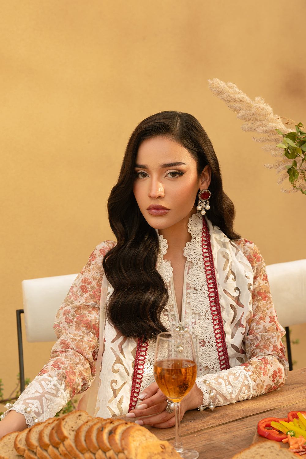 Saira Rizwan | Luxury Lawn 25 | MAYA-SRL25-06 - Riwayat-e-Khas