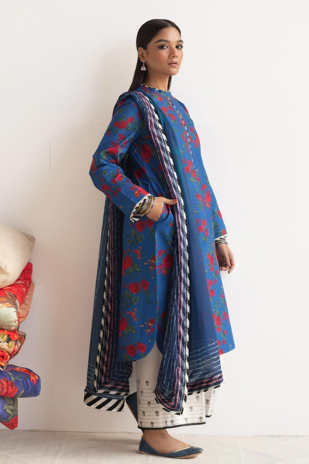 Zara Shahjahan | Coco Prints 24 | BULBUL-D1 - House Of Anaya