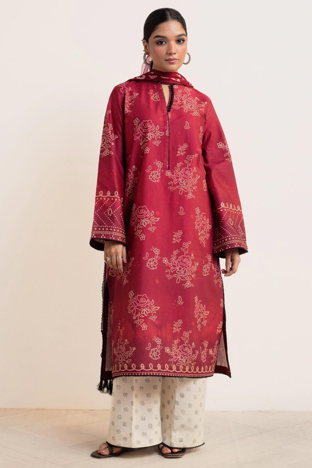 Zara Shahjahan | Coco Prints 24 | GULAB-D5 - House Of Anaya