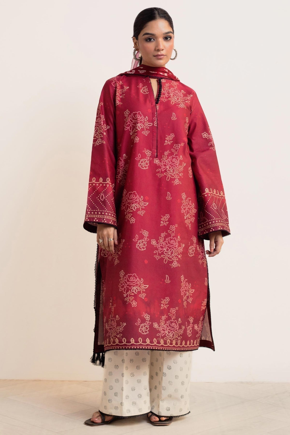 Zara Shahjahan | Coco Prints 24 | GULAB-D5 - House Of Anaya