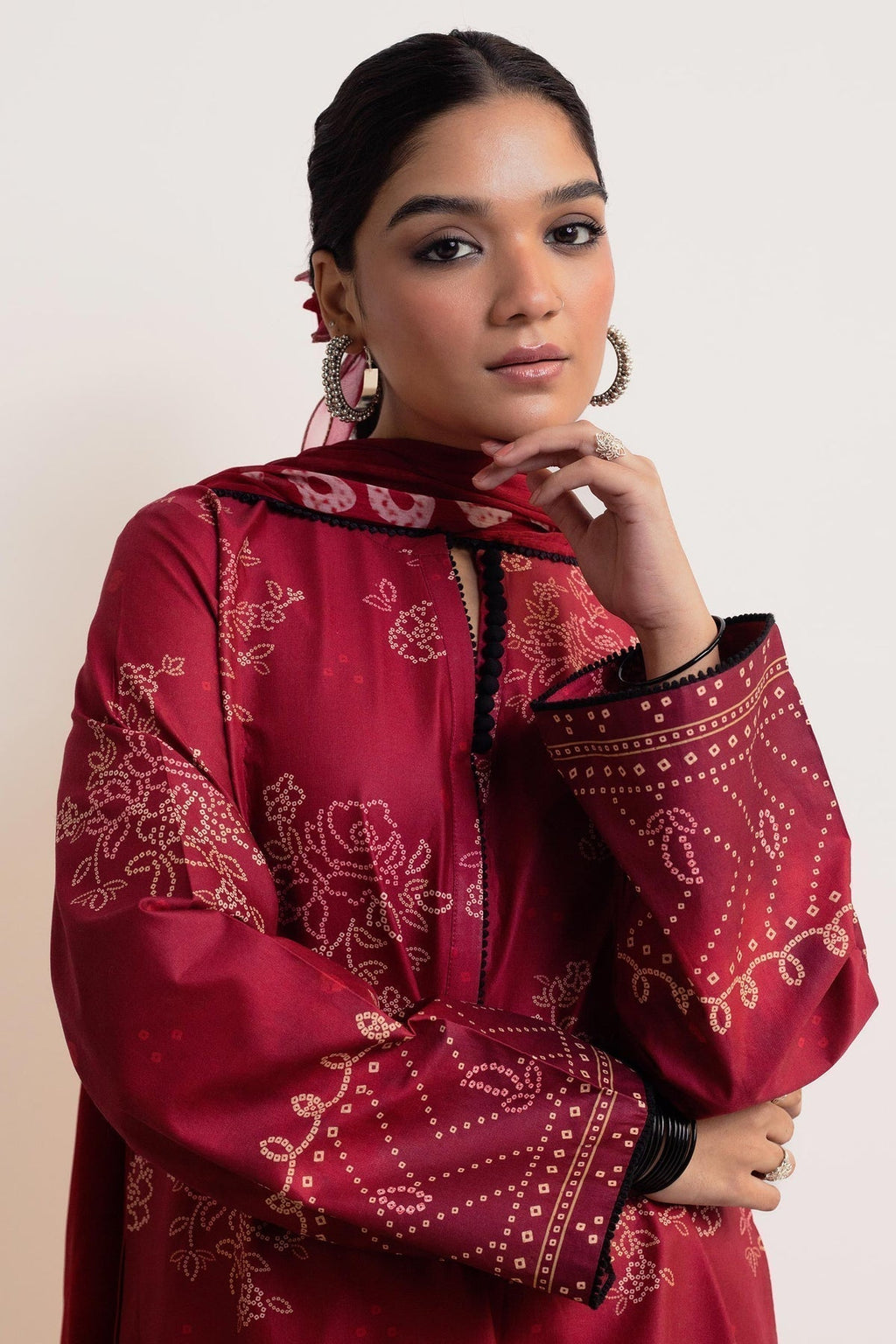 Zara Shahjahan | Coco Prints 24 | GULAB-D5 - House Of Anaya