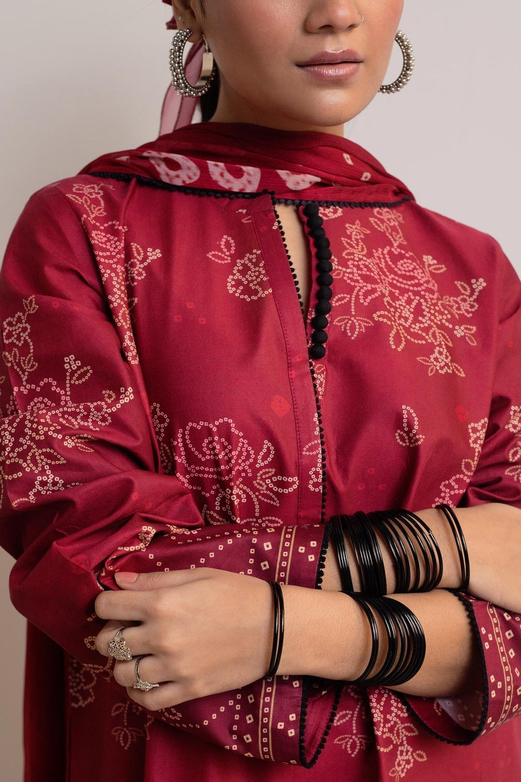 Zara Shahjahan | Coco Prints 24 | GULAB-D5 - House Of Anaya