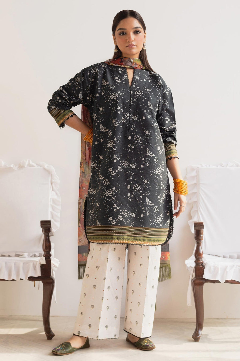 Zara Shahjahan | Coco Prints 24 | AFSANA-D7 - House Of Anaya