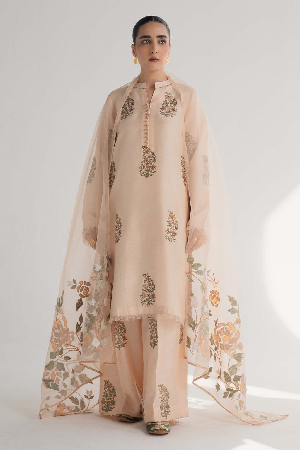 Zara Shahjahan | Handcrafted Suits | ZHC-049 - House Of Anaya
