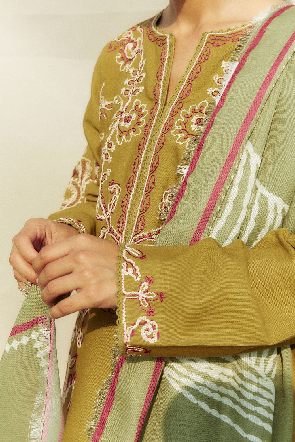 Zara Shahjahan | Coco Winter 24 | Peridot-5A