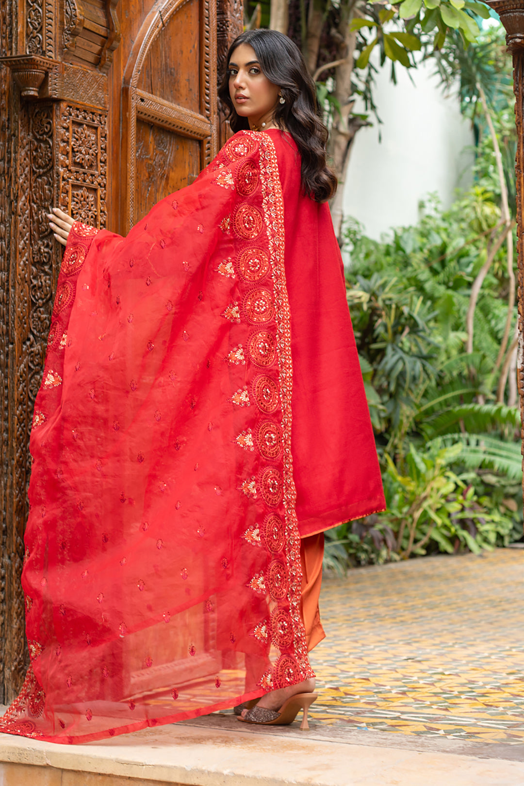 Zellbury | Summer Pret | Embroidered Kurta Dupatta Trouser - 3222 - Libasekhas