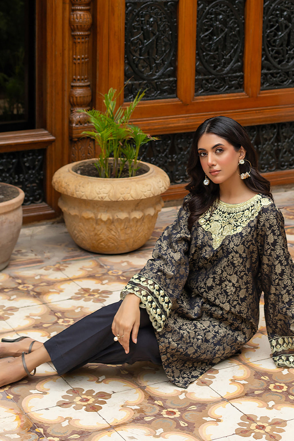 Zellbury | Summer Pret | Embroidered Kurta Trouser - 3265 - Libasekhas