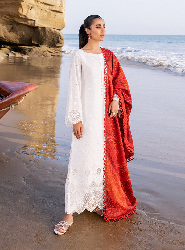 Zainab chottani | Luxury Chikankari 24 | CHUNARI - 3A - Riwayat-e-Khas