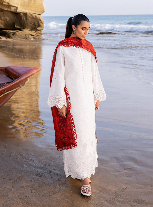 Zainab chottani | Luxury Chikankari 24 | CHUNARI - 3A - Riwayat-e-Khas