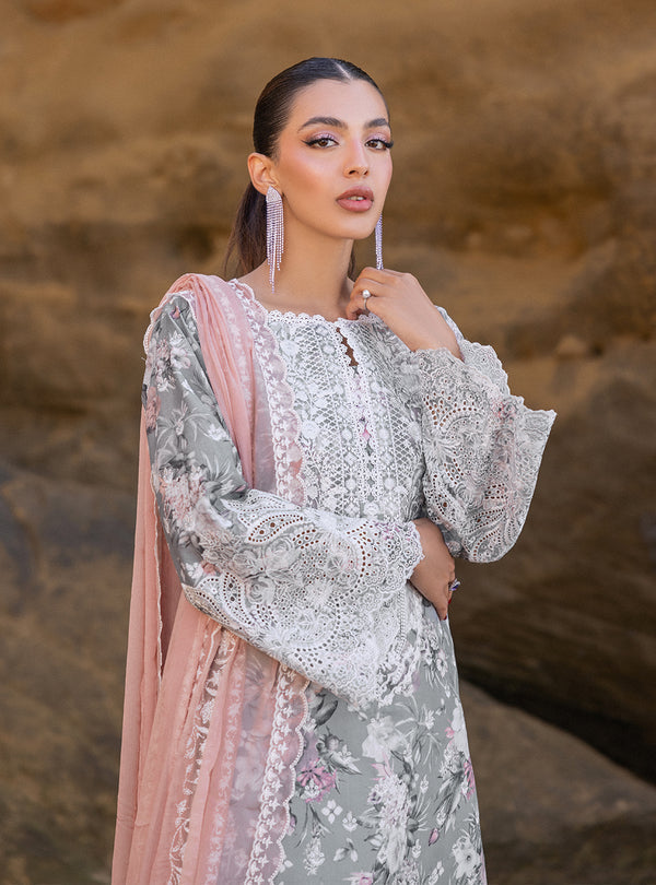 Zainab chottani | Luxury Chikankari 24 | LANA - 10A - Riwayat-e-Khas