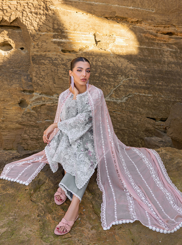 Zainab chottani | Luxury Chikankari 24 | LANA - 10A - Riwayat-e-Khas
