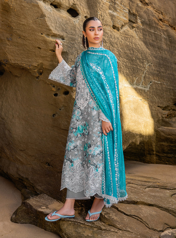 Zainab chottani | Luxury Chikankari 24 | LANA - 10B - Riwayat-e-Khas